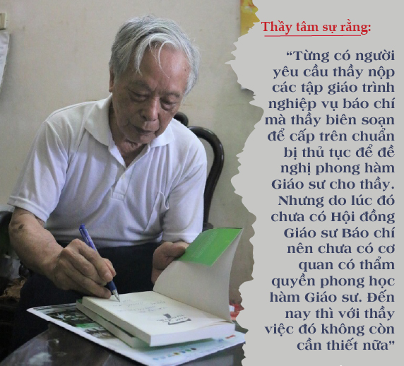 Nhà báo, nhà giáo Trần Bá Lạn: 94 tuổi vẫn ra sách, là tấm gương cho các nhà báo