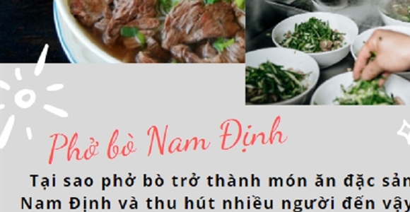 Phở bò Nam Định - món ăn đặc sản khiến biết bao người lưu luyến