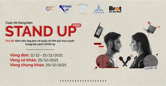 Cuộc thi Hùng biện Stand Up 2021: “ Sinh viên ứng phó với quấy rối tình dục trực tuyến"