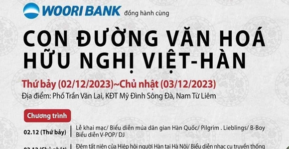 Sức hút của lễ hội “Con đường văn hóa hữu nghị Việt - Hàn”
