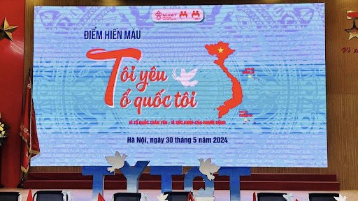 Ngày hội hiến máu tình nguyện “Tôi yêu Tổ quốc tôi”