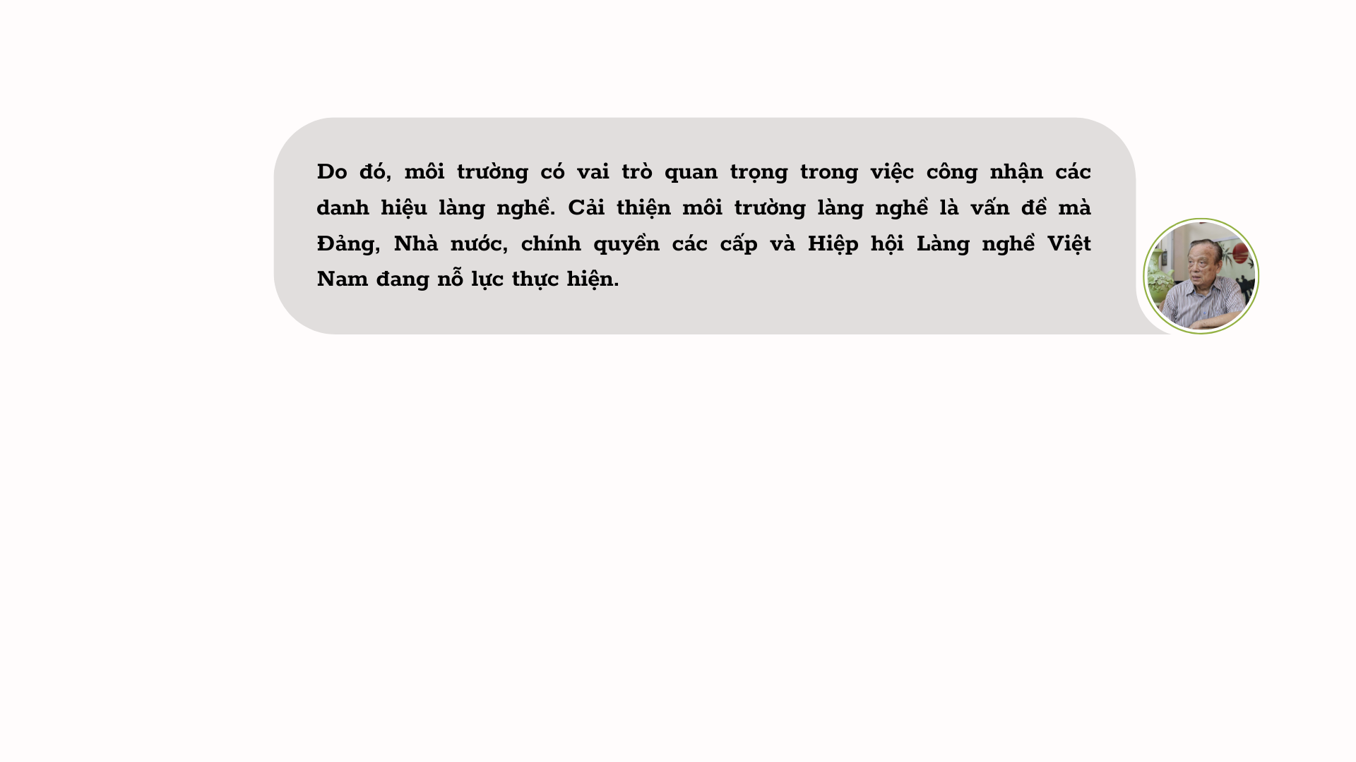 Chủ tịch Hiệp hội Làng nghề Việt Nam: Nhận thức về môi trường là “gốc” của làng nghề “xanh” -0