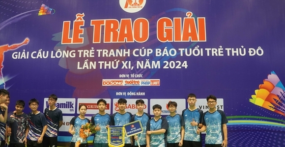 Giải Cầu lông trẻ tranh Cúp Báo Tuổi trẻ Thủ đô 2024