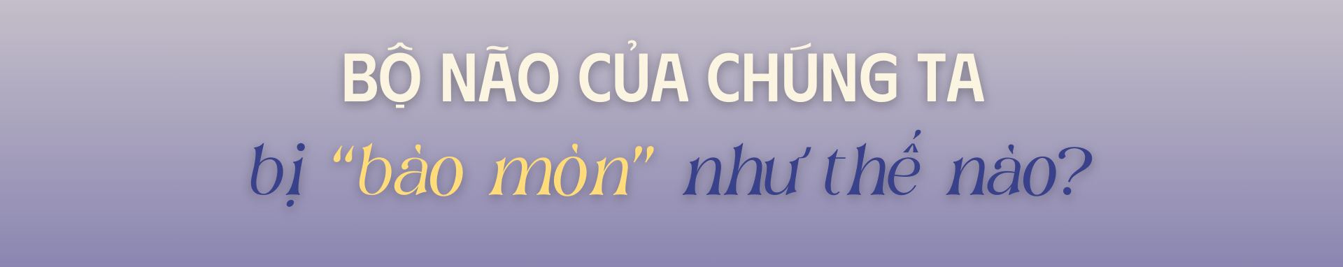 Bộ não thời đại số: Bị bào mòn bởi  “dòng chảy” không hồi kết -0